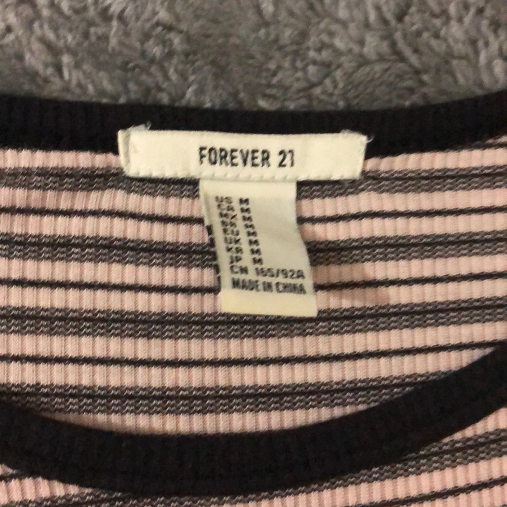 Light Pink Ringer Tee - Picture 4 of 5